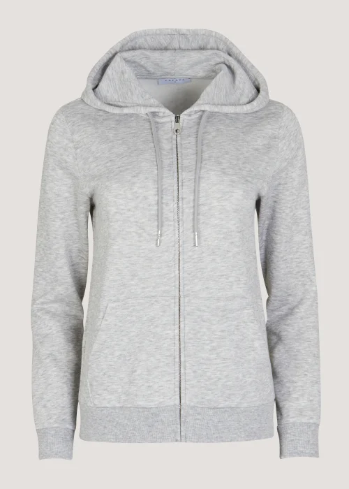 Grey Zip Up Hoodie - S Image 5