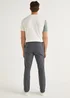 Grey Straight Fit Stretch Chinos - 30 Waist Regular Image 4