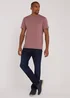 Pink Essential V-Neck T-Shirt - Small Image 3
