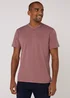 Pink Essential V-Neck T-Shirt - Small Image 1