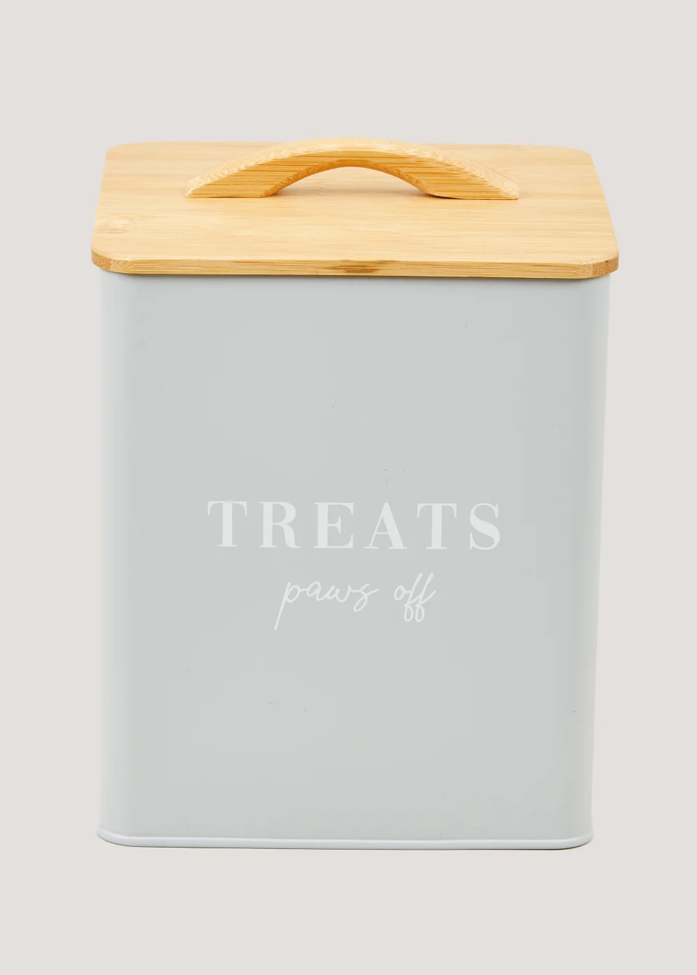 Grey Paws Off Treat Tin Image 1