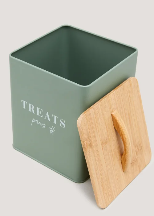 Green Paws Off Treat Tin Image 2