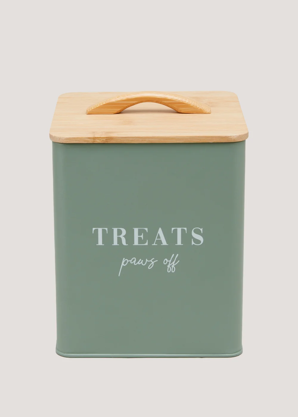 Green Paws Off Treat Tin Image 1