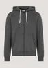 Grey Essential Zip Up Hoodie - S Image 5