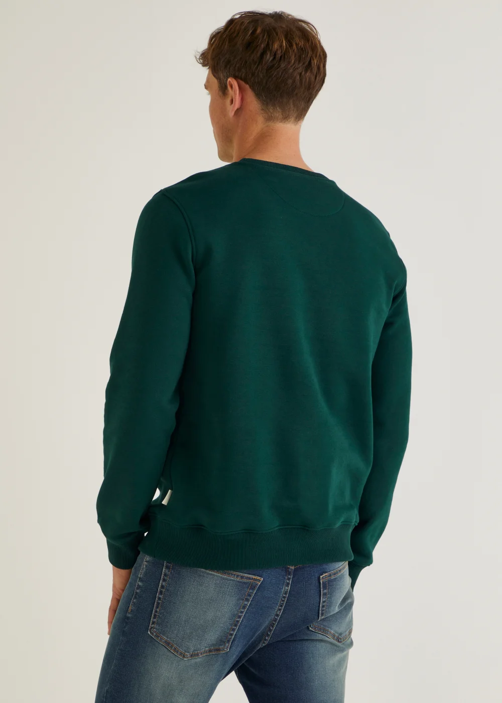 Green Premium Sports Embroidered Flag Sweatshirt - Small Image 5