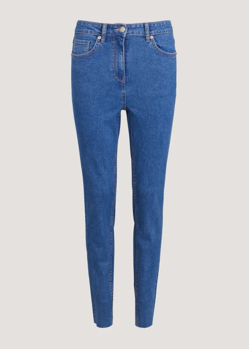 April Mid Wash Skinny Jeans - Size 08 29 leg Image 2