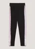 Girls Black Sequin Leggings (4-13yrs) - Age 7 Years Image 1