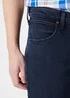 Wrangler Blue Black Regular Fit Jeans - 30 S Image 3