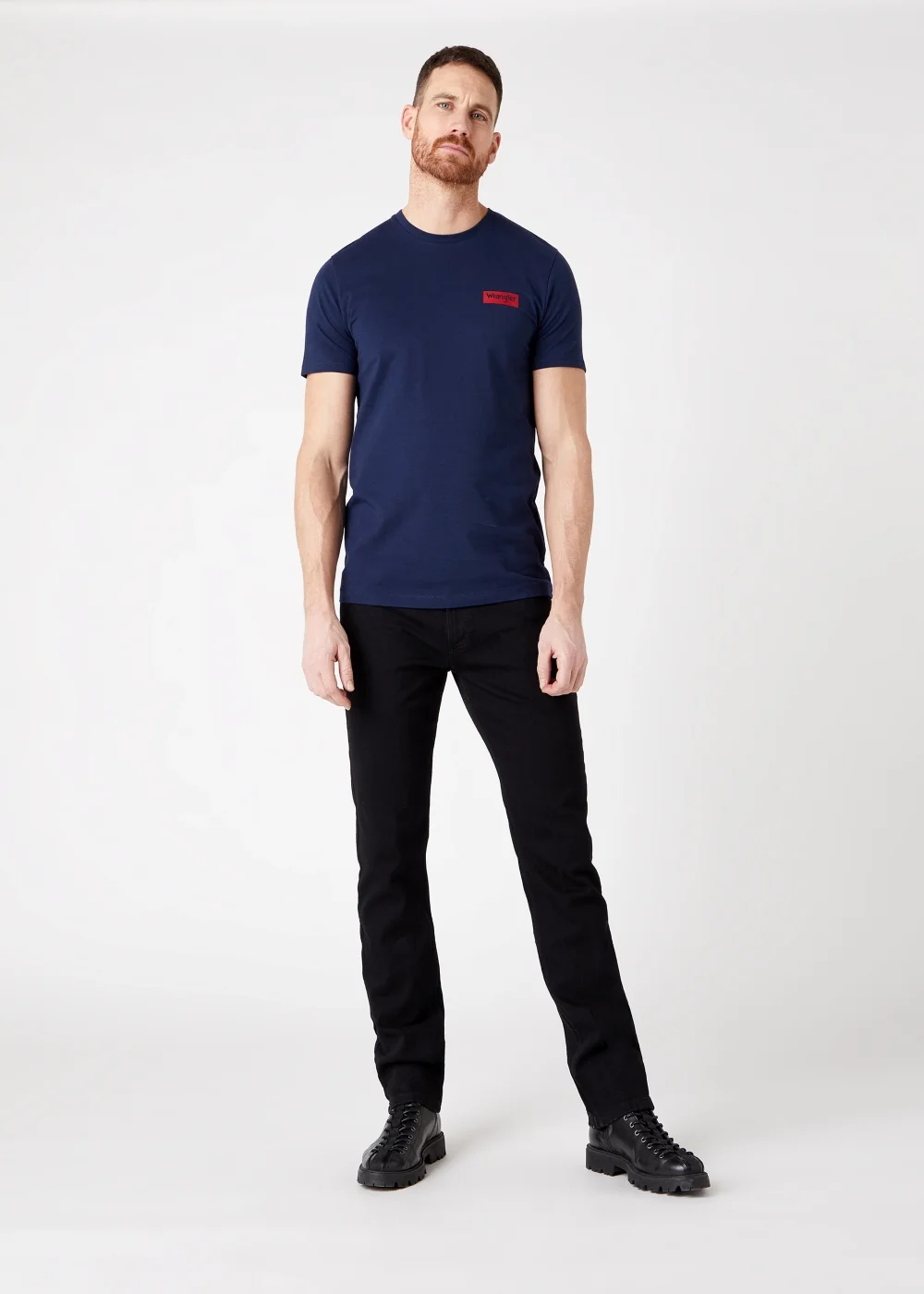 Wrangler Blue Black Regular Fit Jeans - 30 S Image 6