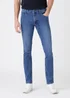 Wrangler Mid Stonewash Slim Fit Jeans - 32S Image 1
