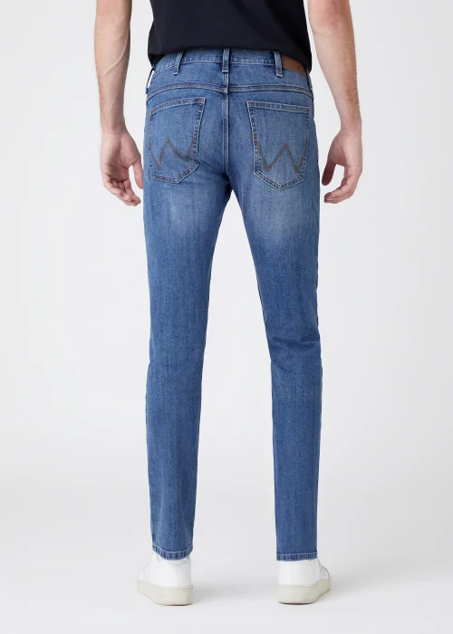 Wrangler Mid Stonewash Slim Fit Jeans - 32S Image 3