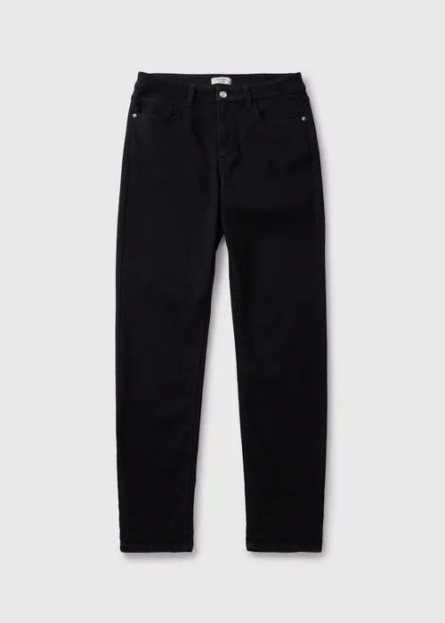 Black Jolie Stretch High Rise Relaxed Skinny Jeans - 8 Image 4