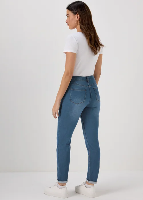Jolie Mid Wash Relaxed Skinny Jeans - 8 Image 2
