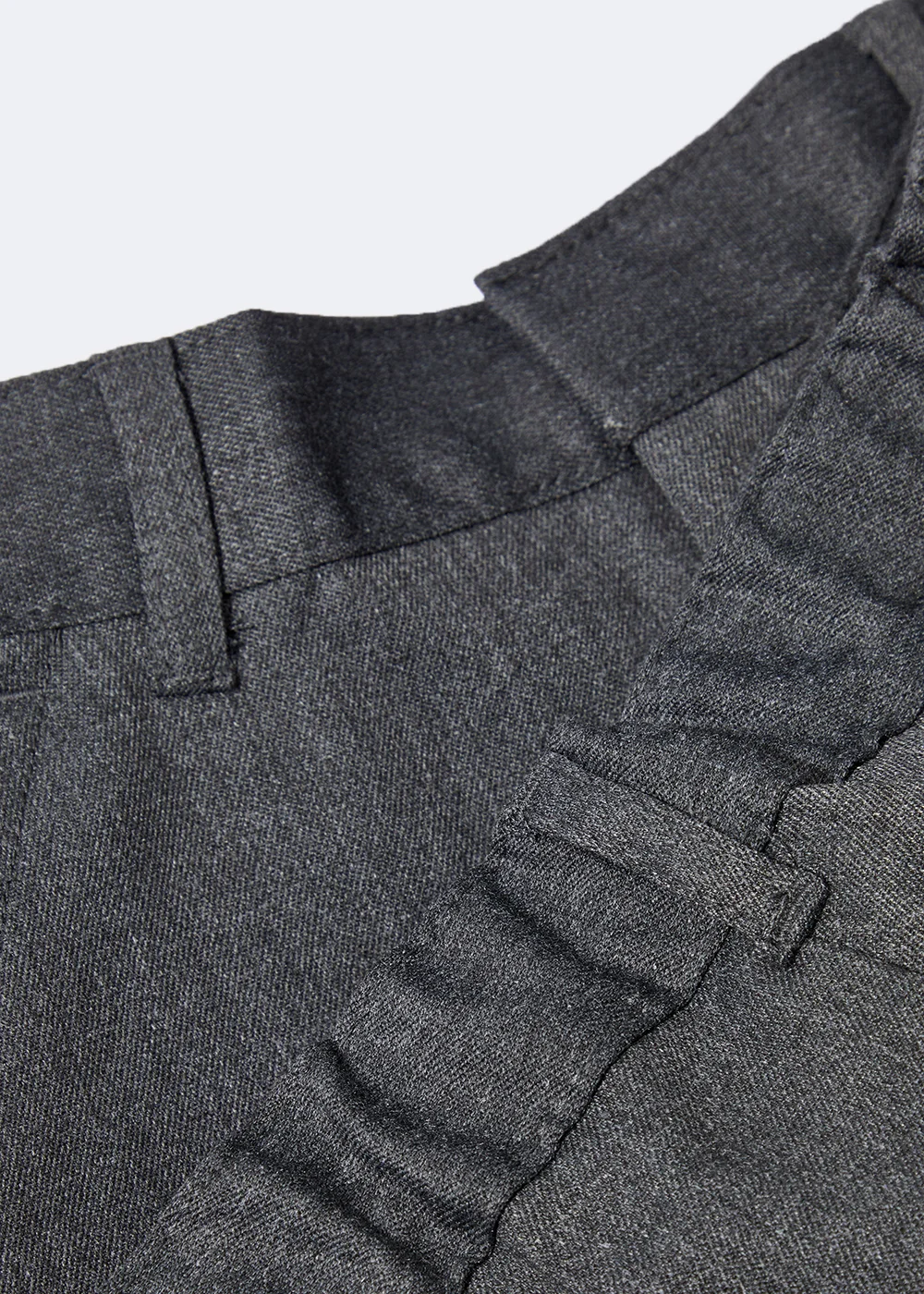 Boys 2 Pack Grey Slim Fit School Shorts (3-13yrs) - 3 Yrs Image 2