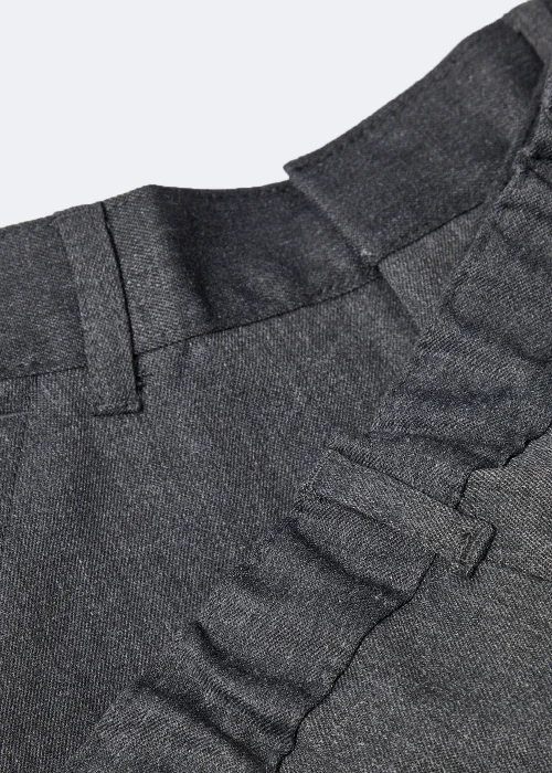 Boys 2 Pack Grey Slim Fit School Shorts (3-13yrs) - 3 Yrs Image 2