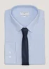 Taylor & Wright Blue Bengal Stripe Slim Fit Shirt & Tie Set - 15 Collar Image 1