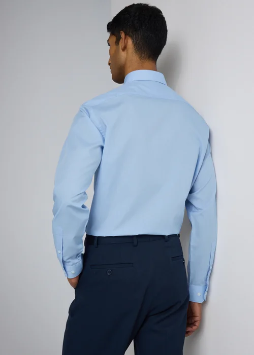 Taylor & Wright Blue Easy Care Regular Fit Shirt - 14.5 Collar Image 4