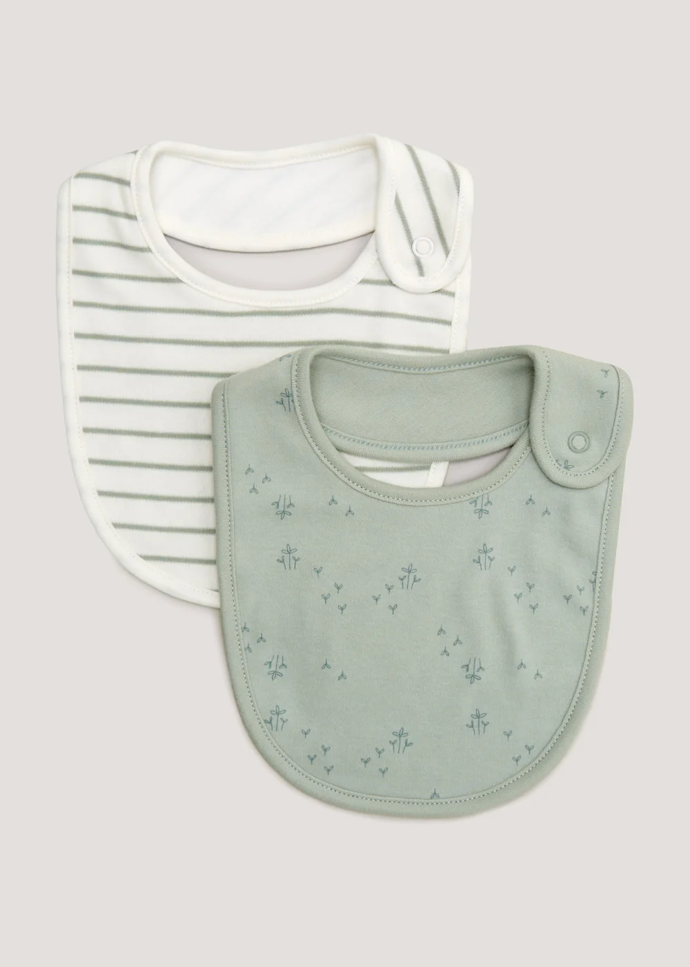 2 Pack Sage Bibs - One Size Image 1