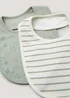 2 Pack Sage Bibs - One Size Image 2