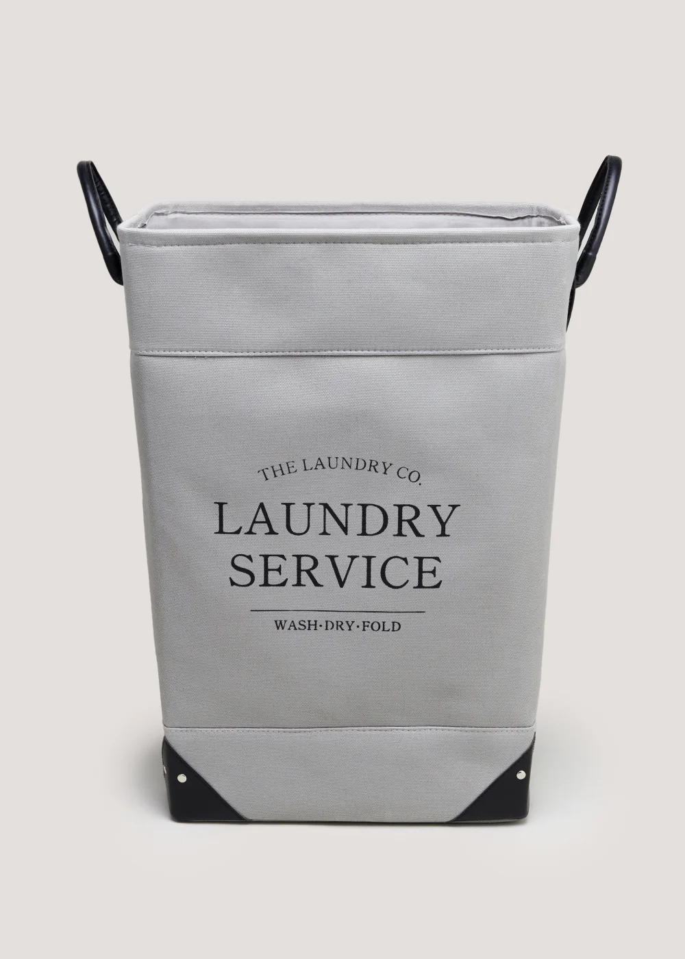 Grey Laundry Co Bin (55cm x 40cm x 30cm) Image 1