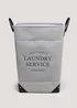 Grey Laundry Co Bin (55cm x 40cm x 30cm) Image 1