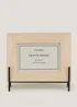 Oak Photo Frame On Black Stand (4x6in) Image 1
