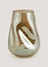Gold Dimple Lustre Vase (27cm x 17cm) Image 1