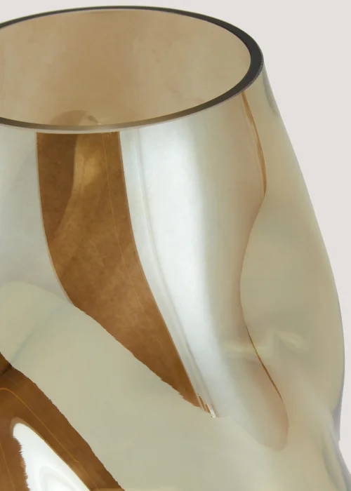 Gold Dimple Lustre Vase (27cm x 17cm) Image 2