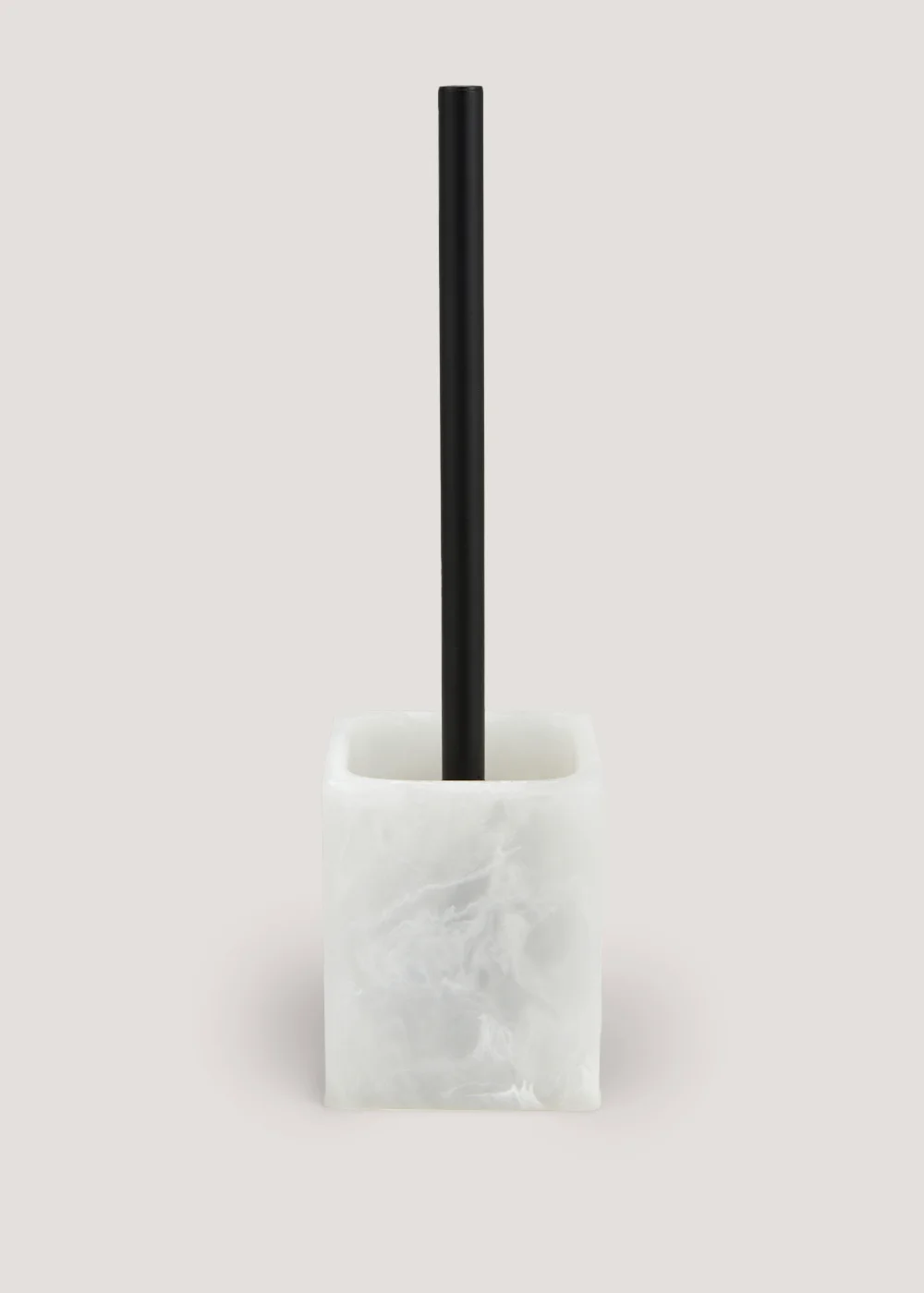 Marble Resin Toilet Brush (36cm x 10cm x 10cm) Image 1