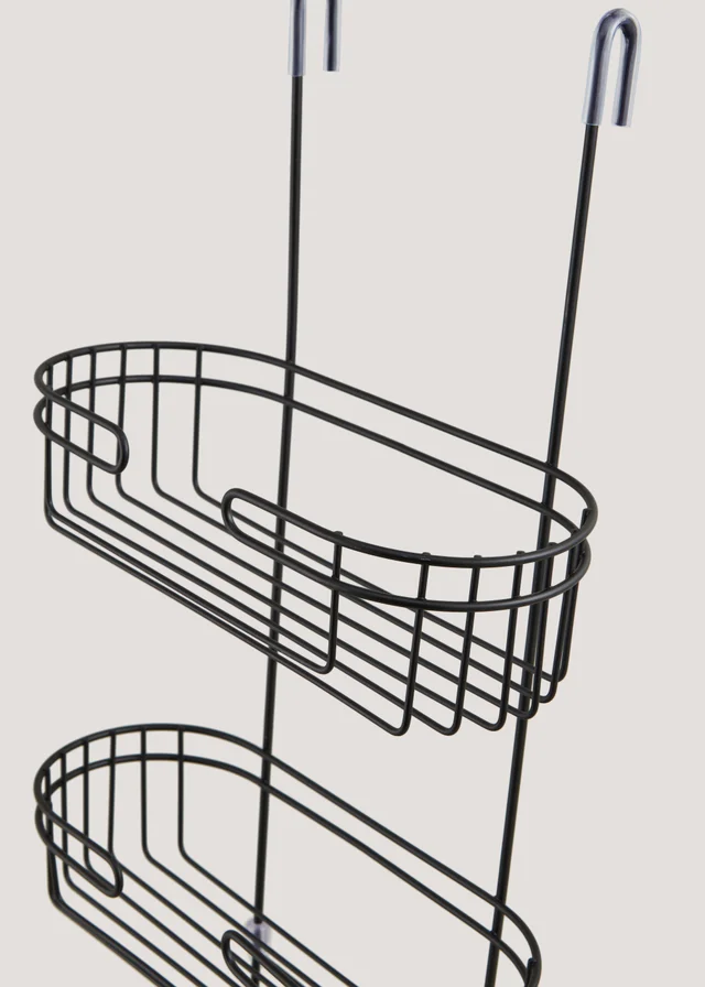 Black Metal Shower Caddy