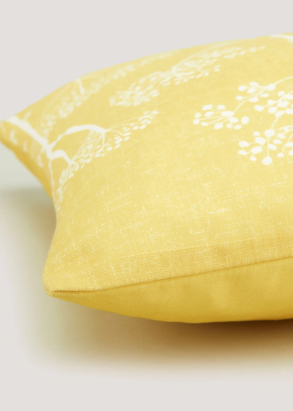 Yellow Floral Cushion (43cm x 43cm) Image 2