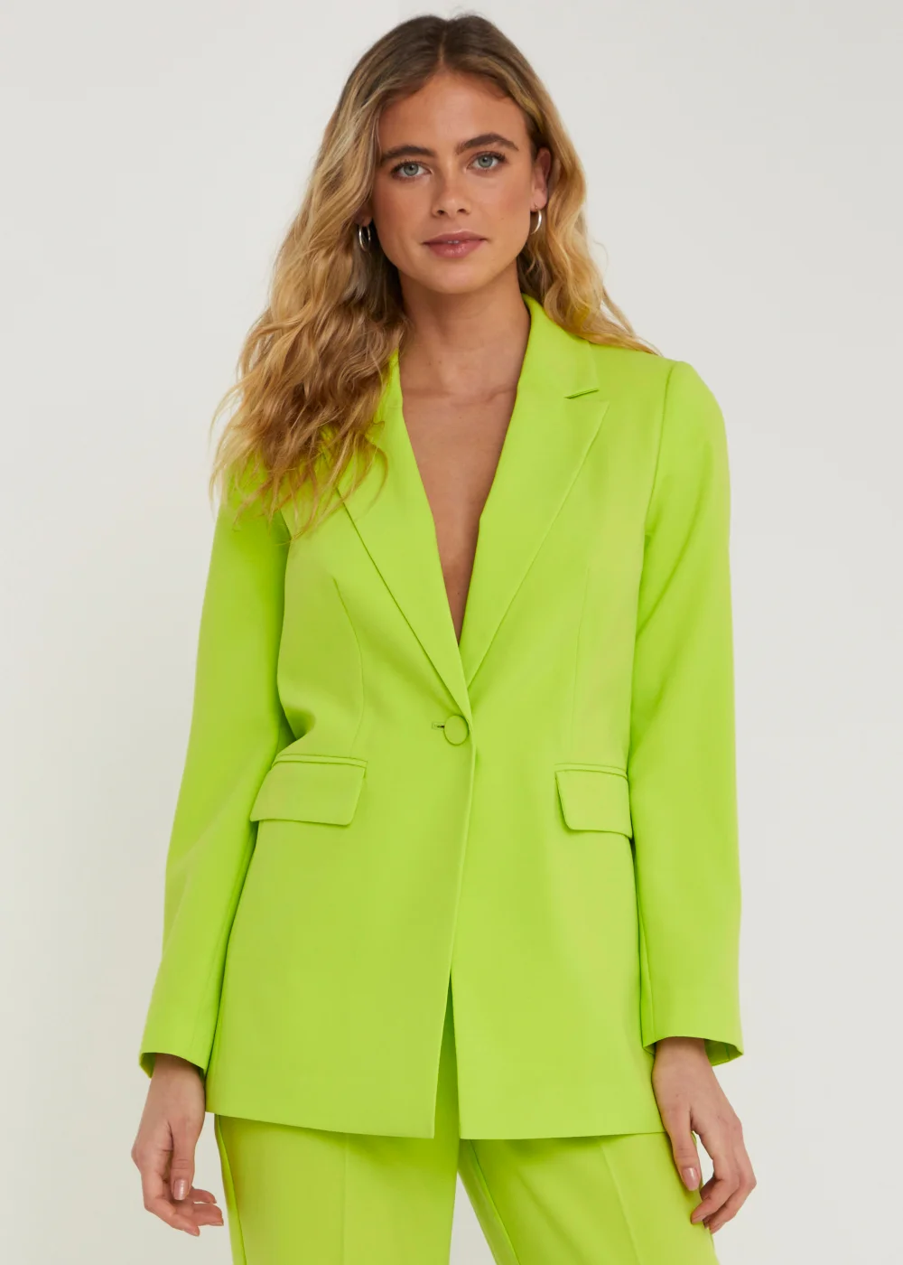 Be Beau Hazel Lime Crepe Blazer - 6 Image 1