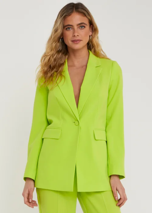 Be Beau Hazel Lime Crepe Blazer - 6 Image 1