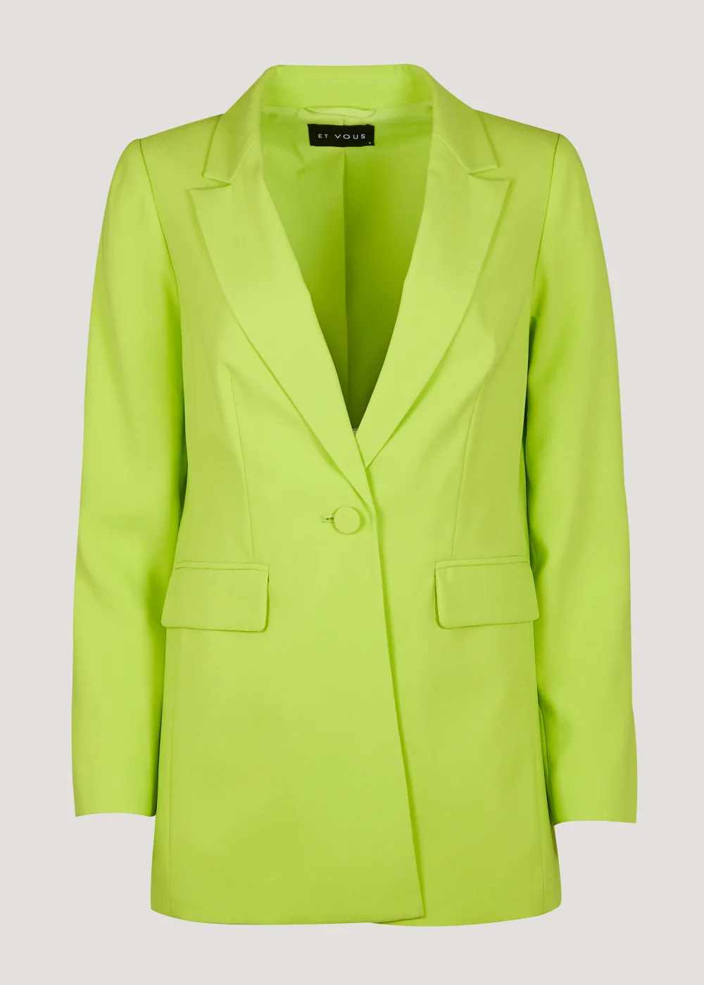 Be Beau Hazel Lime Crepe Blazer - 6 Image 2