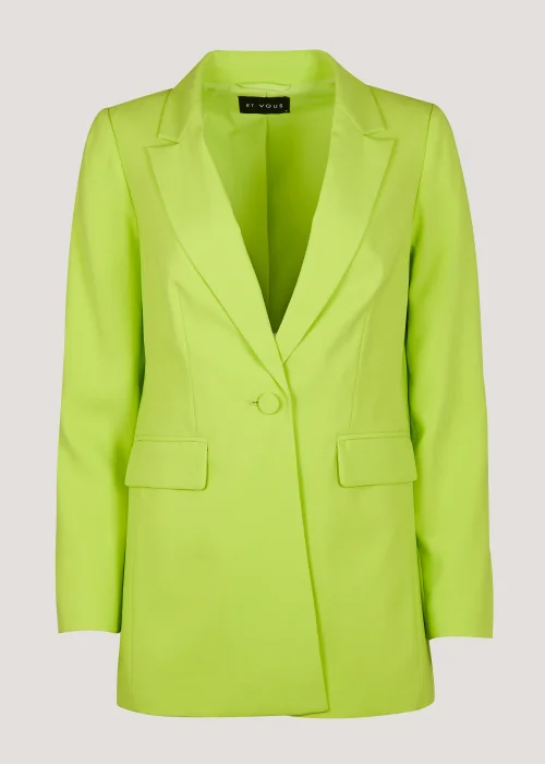 Be Beau Hazel Lime Crepe Blazer - 6 Image 2