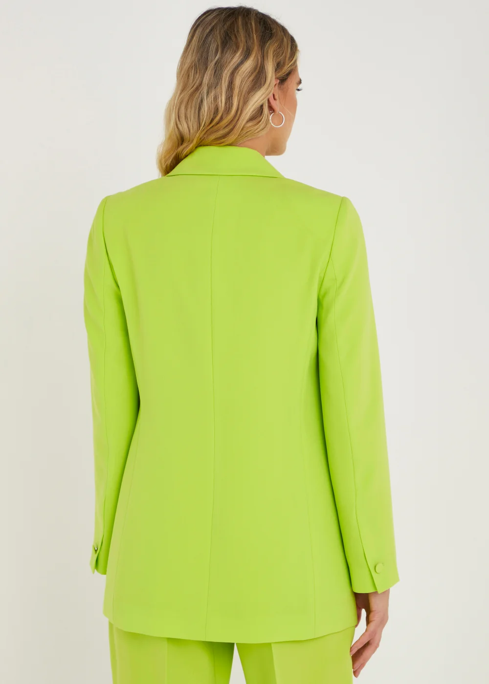 Be Beau Hazel Lime Crepe Blazer - 6 Image 4