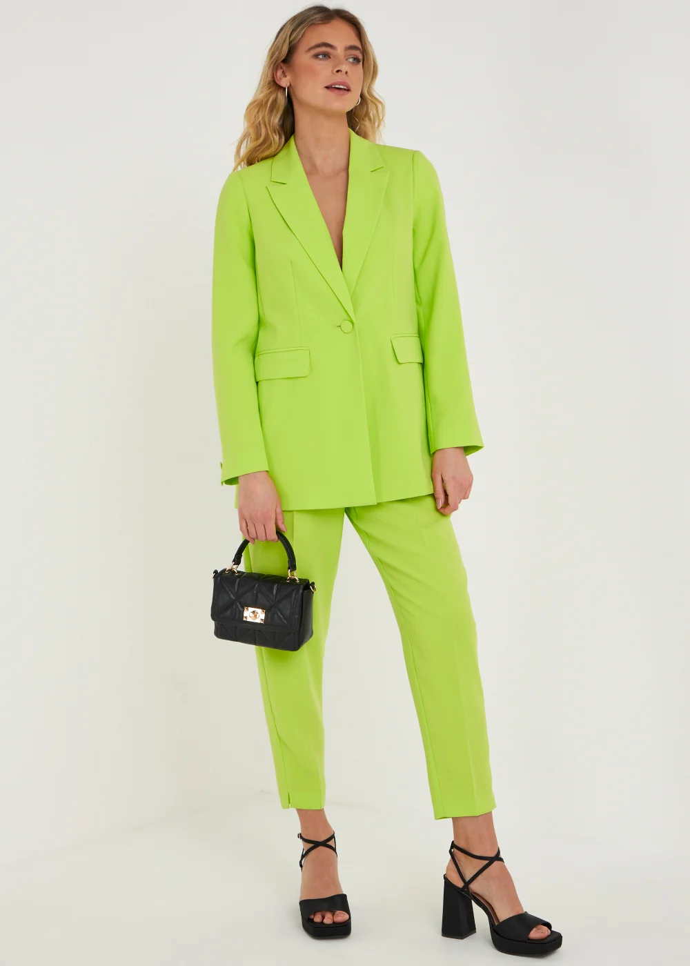 Be Beau Hazel Lime Crepe Blazer - 6 Image 5