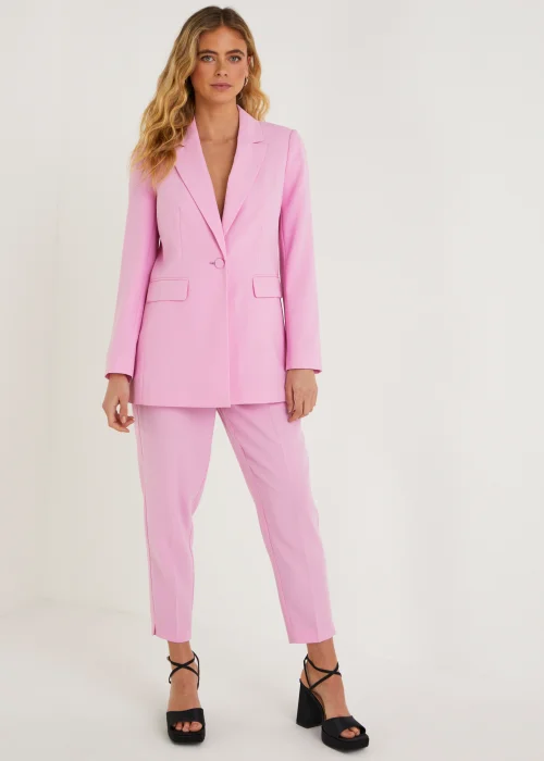 Be Beau Hazel Pink Crepe Trousers - 6 Image 2