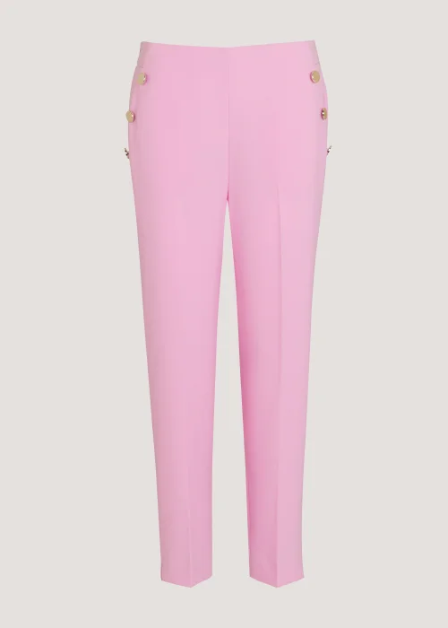 Be Beau Hazel Pink Crepe Trousers - 6 Image 5