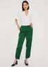 Et Vous Green Satin Trousers - Size 8 Image 1