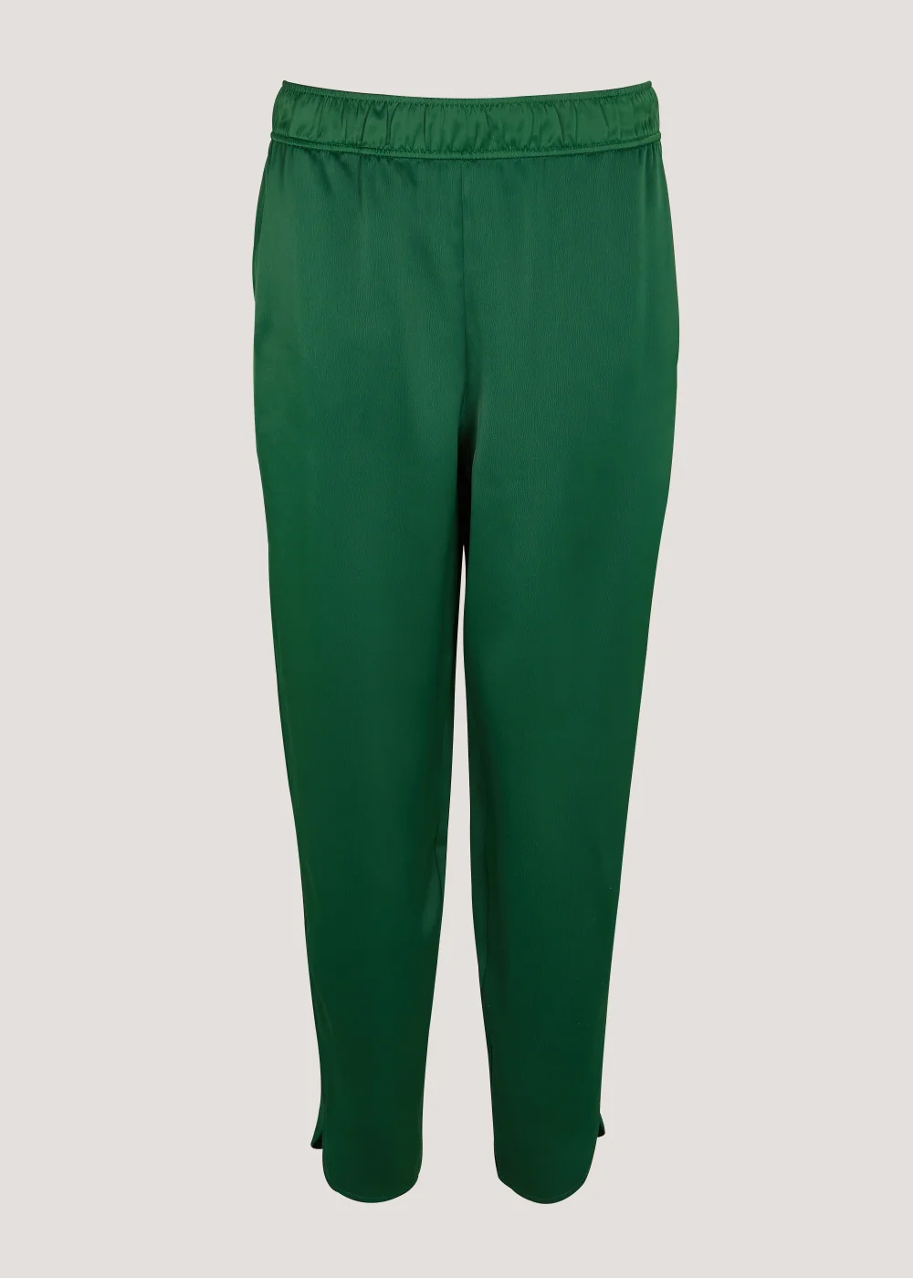 Et Vous Green Satin Trousers - Size 8 Image 5