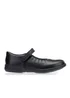 Start-Rite Mary Jane Black Leather Riptape School Shoes - 10.5 F Image 1