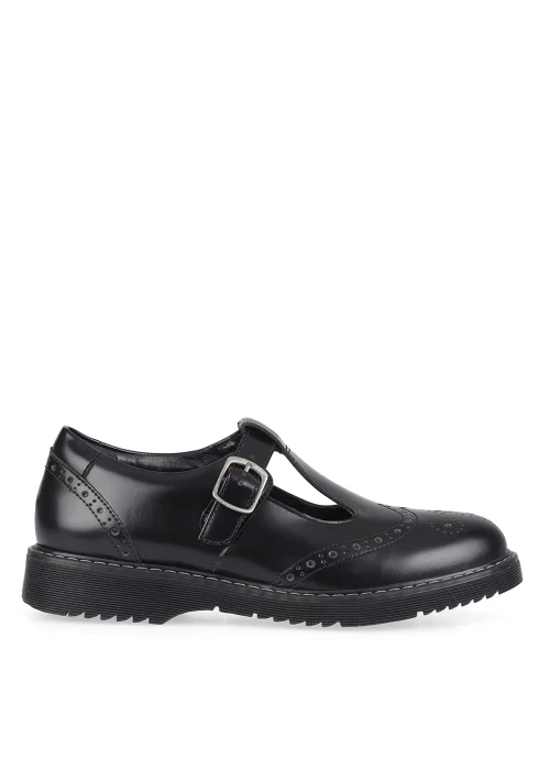 Start-Rite Imagine Black Leather T-Bar School Shoes (Standard Fit) - 31 M Image 1