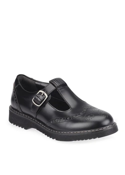 Start-Rite Imagine Black Leather T-Bar School Shoes (Standard Fit) - 31 M Image 2