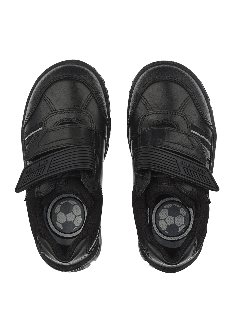 Start-Rite Luke Black School Shoes (Wide Fit G) - 2 G Image 3