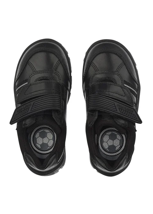 Start-Rite Luke Black School Shoes (Wide Fit G) - 2 G Image 3