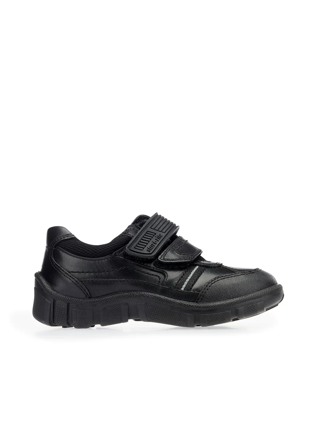 Start-Rite Luke Black School Shoes (Wide Fit G) - 2 G Image 1
