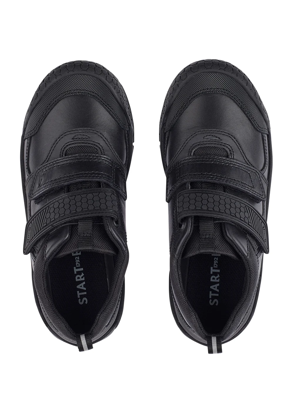 Start-Rite Strike Black School Shoes (Wide Fit G) - 3.5 G Image 3