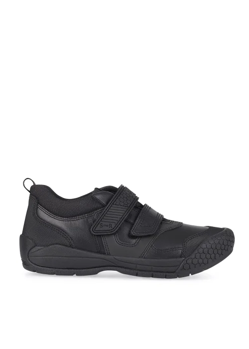 Start-Rite Strike Black School Shoes (Wide Fit G) - 3.5 G Image 1