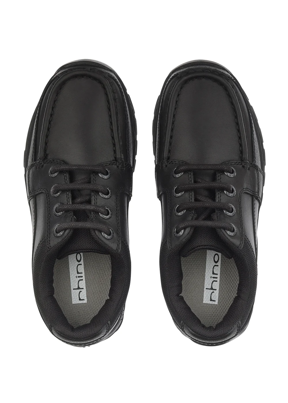 Start-Rite Dylan Black School Shoes - 3 F Image 3